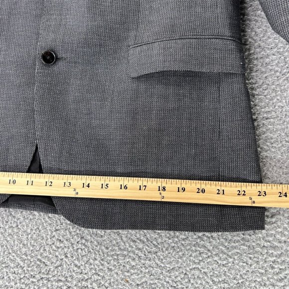 Hugo Boss Mens Wool Linen Blazer‎ 2-Button Sports Coat Jacket 44R BIELLA - Picture 5 of 14